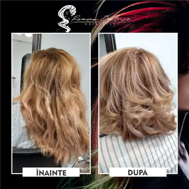 Fă o schimbare. Meriți! _______ Ramona Beatrice Hairstyle Coafuri Moderne și Tunsori Feminine pentru evenimente speciale și viața mondenă efectuate într-o atmosferă plăcută de hairstyle artist cu experiență. Servim cu drag cliente din Bacău și nu numai. E o plăcere să vă ajutăm cu o împrospătare sau o schimbare de look. @ramonahairstylebc Program: Luni - Vineri 10:00 - 18:00 Sambata 10:00 - 16:00 Programari: Click pe link [cel mai popular] http://ramonahairstyle.com/programare/ sau WhatsApp https://wa.me/+40740257712 #ramonahairstyle #saloncoafura #hairstylist #coaforbacau #coafura #coafezabuna #vopsitpar #salondeinfrumusetare #floridona #tuns #vopsit #decolorat #coafat #coc #feonat #mireasa #nunta #newlook #freshlook #tunsoribob #balayage #floaredecolt #select #salonrosu #pentruea #freshlook #refresh #hidratare #faoschimbare #bacauladies #bacaul #bacau #bacaucity