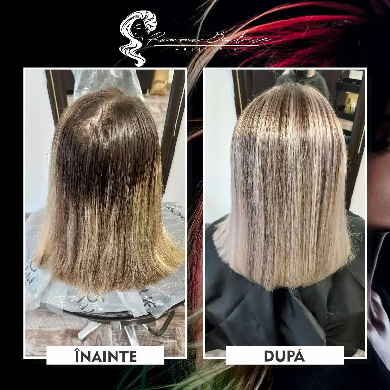 Fă o schimbare. Meriți! _______ Ramona Beatrice Hairstyle Coafuri Moderne și Tunsori Feminine pentru evenimente speciale și viața mondenă efectuate într-o atmosferă plăcută de hairstyle artist cu experiență. Servim cu drag cliente din Bacău și nu numai. E o plăcere să vă ajutăm cu o împrospătare sau o schimbare de look. @ramonahairstylebc Program: Luni - Vineri 10:00 - 18:00 Sambata 10:00 - 16:00 Programari: Click pe link [cel mai popular] http://ramonahairstyle.com/programare/ sau WhatsApp https://wa.me/+40740257712 #ramonahairstyle #saloncoafura #hairstylist #coaforbacau #coafura #coafezabuna #vopsitpar #salondeinfrumusetare #floridona #tuns #vopsit #decolorat #coafat #coc #feonat #mireasa #nunta #newlook #freshlook #tunsoribob #balayage #floaredecolt #select #salonrosu #pentruea #freshlook #refresh #hidratare #faoschimbare #bacauladies #bacaul #bacau #bacaucity