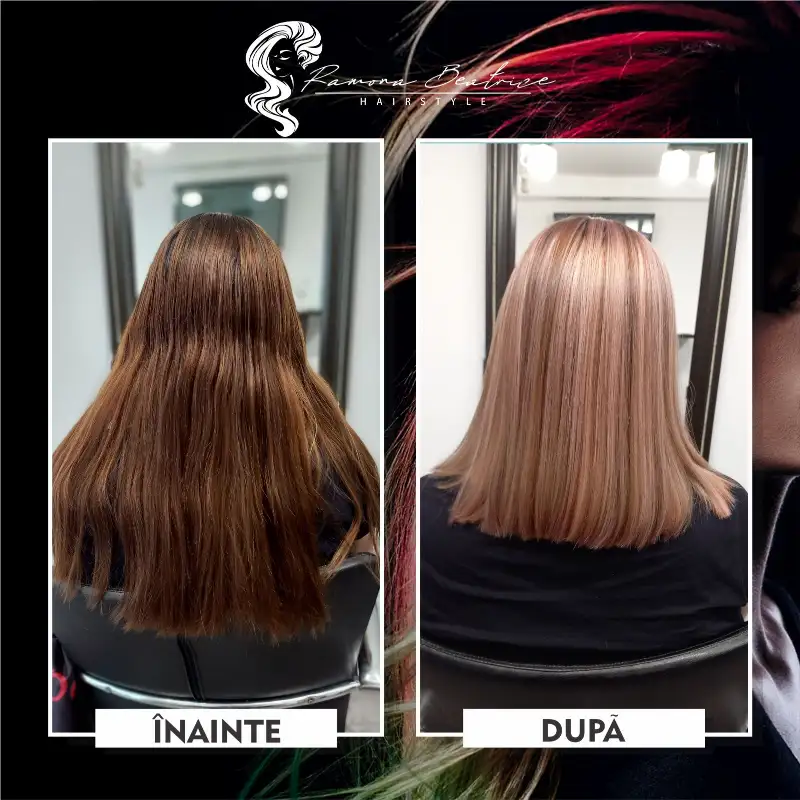 Fă o schimbare. Meriți! _______ Ramona Beatrice Hairstyle Coafuri Moderne și Tunsori Feminine pentru evenimente speciale și viața mondenă efectuate într-o atmosferă plăcută de hairstyle artist cu experiență. Servim cu drag cliente din Bacău și nu numai. E o plăcere să vă ajutăm cu o împrospătare sau o schimbare de look. @ramonahairstylebc Program: Luni - Vineri 10:00 - 18:00 Sambata 10:00 - 16:00 Programari: Click pe link [cel mai popular] http://ramonahairstyle.com/programare/ sau WhatsApp https://wa.me/+40740257712 #ramonahairstyle #saloncoafura #hairstylist #coaforbacau #coafura #coafezabuna #vopsitpar #salondeinfrumusetare #floridona #tuns #vopsit #decolorat #coafat #coc #feonat #mireasa #nunta #newlook #freshlook #tunsoribob #balayage #floaredecolt #select #salonrosu #pentruea #freshlook #refresh #hidratare #faoschimbare #bacauladies #bacaul #bacau #bacaucity